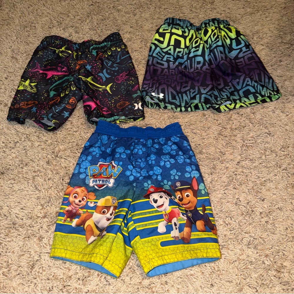 Boys size small 6/7 swim suit lot